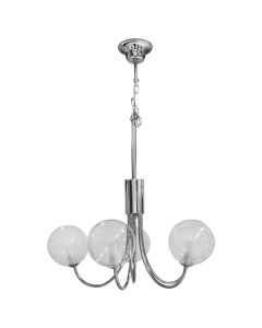 Ndricues i varur  G9  5x40 W,
metal+zham, ngj. kromi