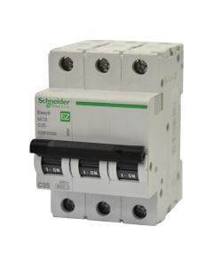 Automat,Nderpreres magneto-termik 3P 3M 25A Kurba C,6kA Easy9