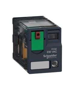 MINIATURE RELAY LED 2C/O 230VAC
