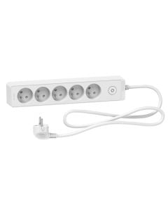 Schuko 5G TS w SW 1.5M white