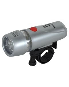 Bicycle front light FA-203, black, 10x3.5 cm