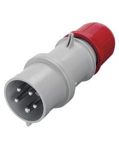 Spine e levishme 16A 3P+N+T, ngjyre e kuqe, IP44