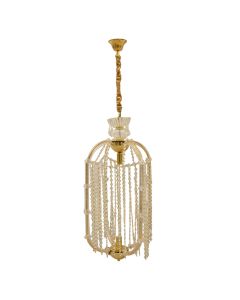 Ndriçues i varur, metal/kristal/xham, Φ400×H590mm, E14×2×60W, 230V