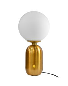 Table lamp, metal / glass, Φ200mm, copper, 230V