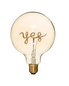 Llampe LED , Filament, E27, 6W, 2200K, 510lm, 220V-240V AC, D. 12,5 x H. 17,3 cm