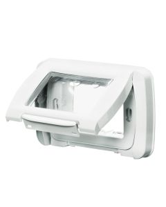 Kapak per mbyllje, me kapak transparent, IP44, 3P, njyra e bardhe, plastike.