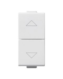Three state switch, 1P, NO + NO, 10A, 230V, White.