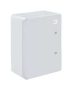 Kuti plastike, dere plastike, 25x35x15cm, gri, IP44