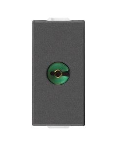 Simple TV socket, NEVE 09313, 40-862 MHz, 1M, black