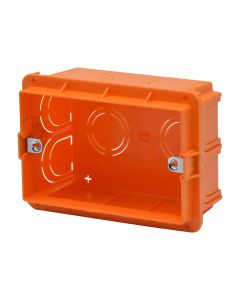 Flush-mounting box 3 modules, wall mounted