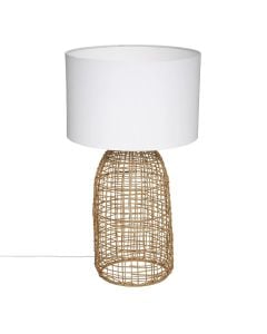 Table Light, Rattan/Textile, H56 cm, E27, 1x25 W