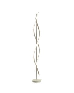 Ndriçues dyshemeje led, 40 W, 3000K, 25x155 cm, hekur/alumin, i bardhë