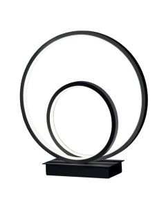 Table led light, 30 W, 3000K, 55x31 cm, iron/aluminium, black
