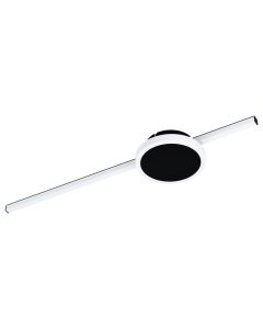 Wall light Sarginte, Eglo, Led 3000 K, 12 W, L59 cm, D14 cm, black steel