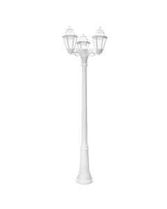 Ndricues I jashtem shtylle, Fumagalli, I bardhe, transparent, 3 x E27, 209 cm