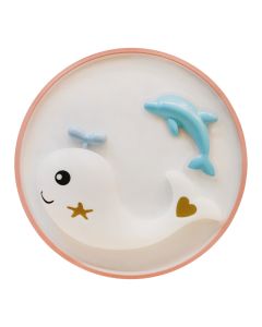Ndriçues tavani, delfin, 50x10 cm, 3000-6000K, roze