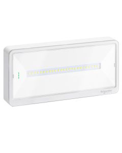 Ndriçues emergjence LED, jashte murit, Exiway Light, me kohezgjatje baterie te selektueshme, deri ne 110 lm, IP42,