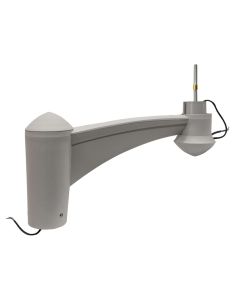 Bracket Post Top Midipilar System L47 cm, mm resine,  gray, 1 Lantern