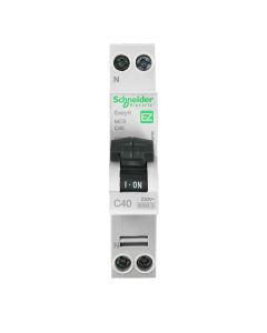 Automat,Nderpreres magneto-termik 1P+N 1M 40A Kurba C,6kA Easy9