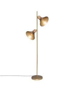 Ndricues dyshemeje, E27, H151cm x W63 cm, metal/mermer,gold