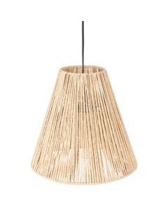 Ndricues i varur GIADA, E27, D30xH27 cm, hekur/leter, bezhe
