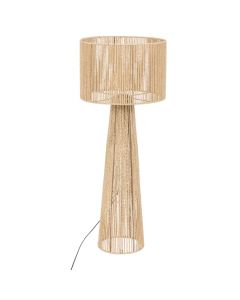 Ndricues dyshemeje, Adria, E27, D38 cm,H97 cm, hekur/leter, bezhe.