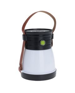 Camping light with handle, plastic, 10x10x15cm, rechargeable
