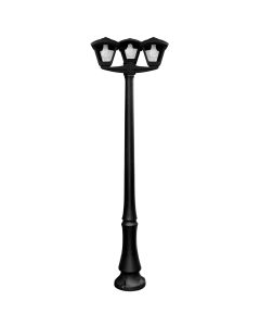 Outdoor floor light, Fumagalli, black, 2xE27