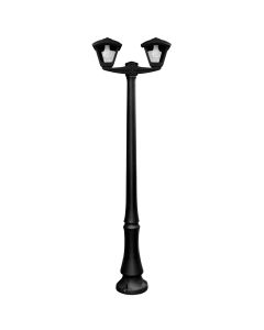 Outdoor floor light, Fumagalli, Black, 3xE27