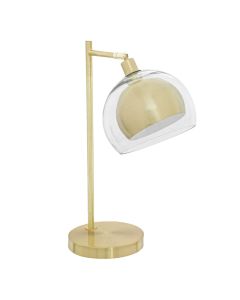 table light, E14, H.48cm, metal/glass, gold
