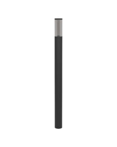 Outdoor ground light, E27, D. 7.5cm, H. 110cm, plastic, grey
