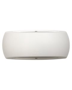 Outdoor wall light, Fumagalli, E27, 30x8.5x13cm, resin, white