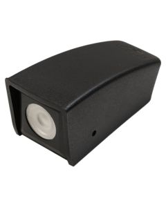 Outdoor wall light, Fumagalli, 1xG9, 13x6cm, resin, black