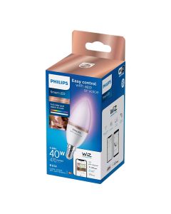 Llambe LED Smart, Philips, E14, 40W, 470lm, 2200-6500K/ RGB, 15.000 H