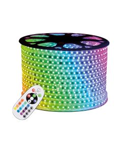 LED strip, RGB, 13W/m, 220V, D.16mm, IP54