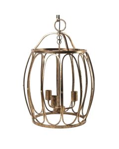 Ndricues I varur, E27, metal, gold, 42x66.5cm