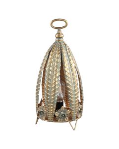 Ndricues I varur, me bateri, metal, gold, 21x46cm