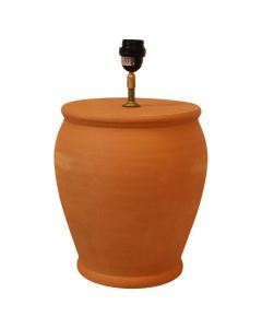 Table lamp, E27, terracotta, 28x44cm