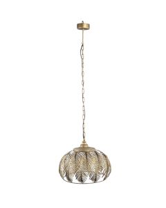 Ndricues I varur, E27, metal, gold, 50x38cm