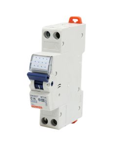 Automat magneto-termik, 1P+N,GEWISS, 1M, C, 16A, 4.5kA