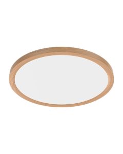 Ceiling light, 20W, 1980lm, 3000-6400k, D.23cm, wood imitation