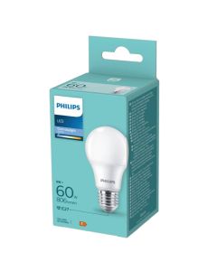 Llambe LED, Philips, 8W/60W, E27, 806lm, 6400K