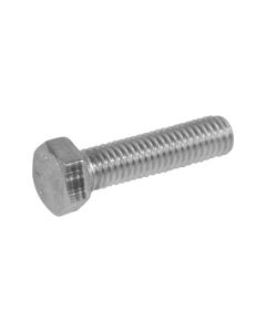 Hexagonal head bolts Ø5x16mm DIN 933 stainless steel