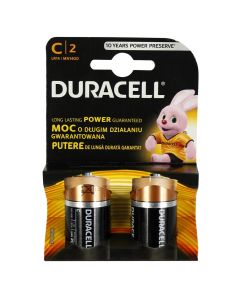 Bateri Duracell Basic  C 2pc