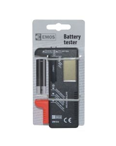 Aparat universal per kontroll baterish Digital AAA, AA, C, D, 9V, 4 Ω, 11x6x2.5 cm