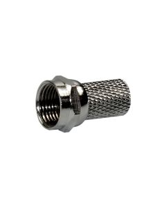 Konektor per kabell antene sateliti F twist 5.0/6.5 mm