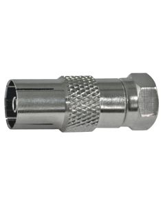 IEC female to F male Connector