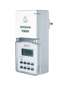 Kohemates-programues digital 24 ore 230V/16A, 3680W max, 10 programe, 1min koha minimale, IP44