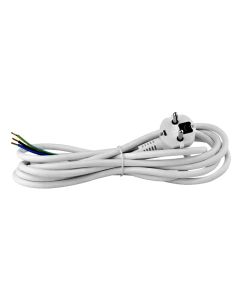 Spine me kordon 3 m, 3x1.5 mm, e bardhe