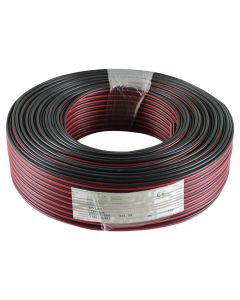 Kabell audio PIATTINA 2x1.5 mm², kuqe/zeze